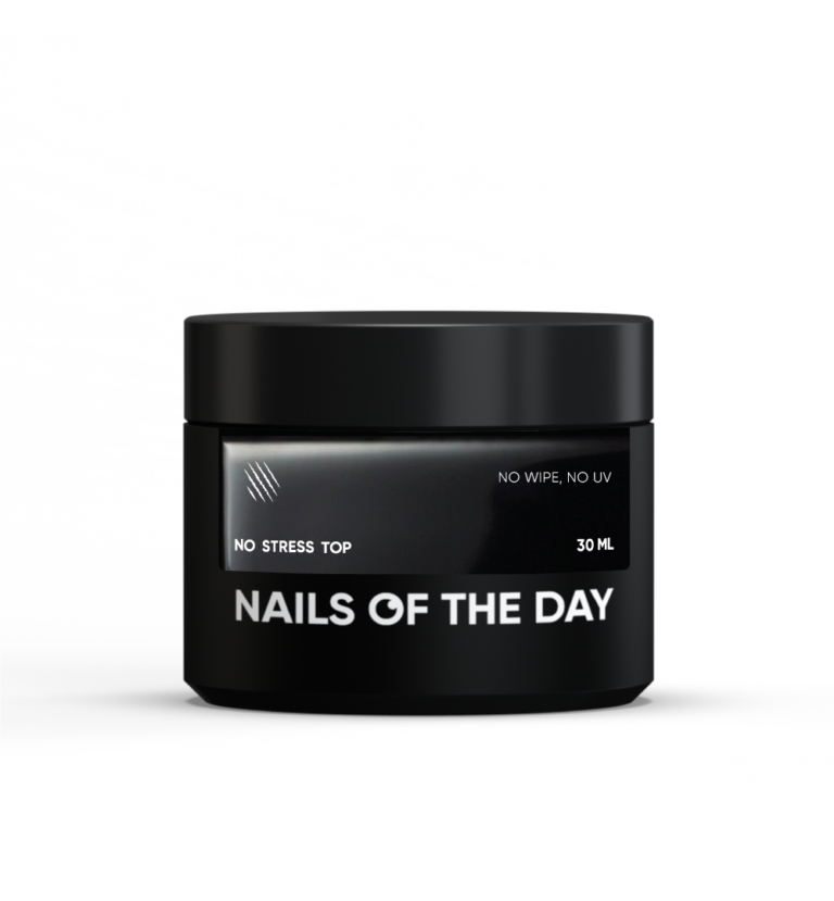 Топ без липкого шару (без УФ фільтрів) NAILS OF THE DAY No Stress no wipe, 30 мл (антицарапка)