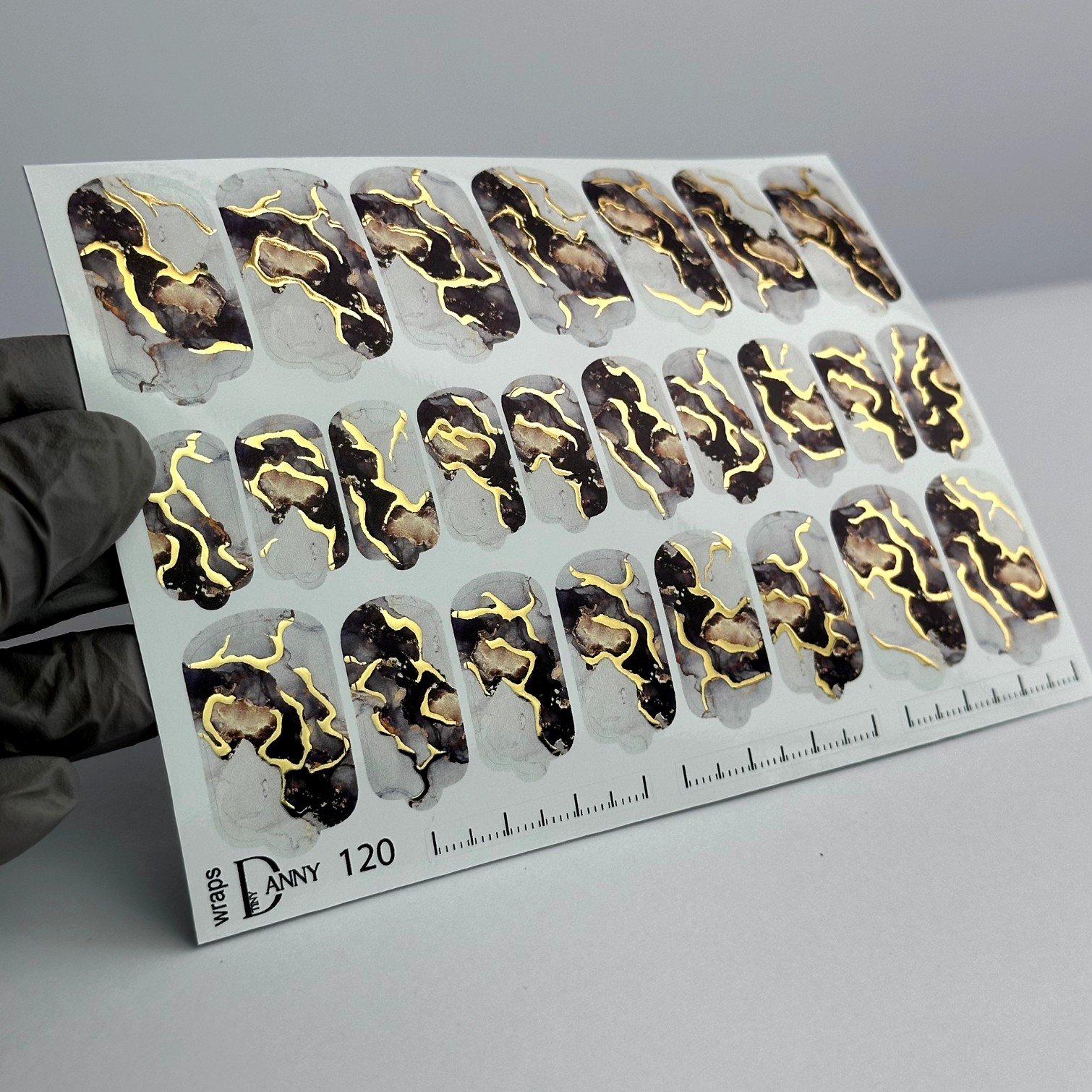 Плівка для манікюру Danny gold 120