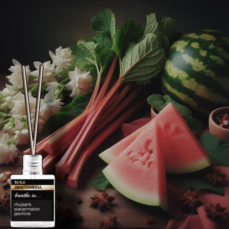 36FA4AF2-BD51-440E-BDF4-715802C20B41 Тестер Аромадифузору Rhubarb/Watermelon/Jasmine Nika Zemlyanikina, 7 мл