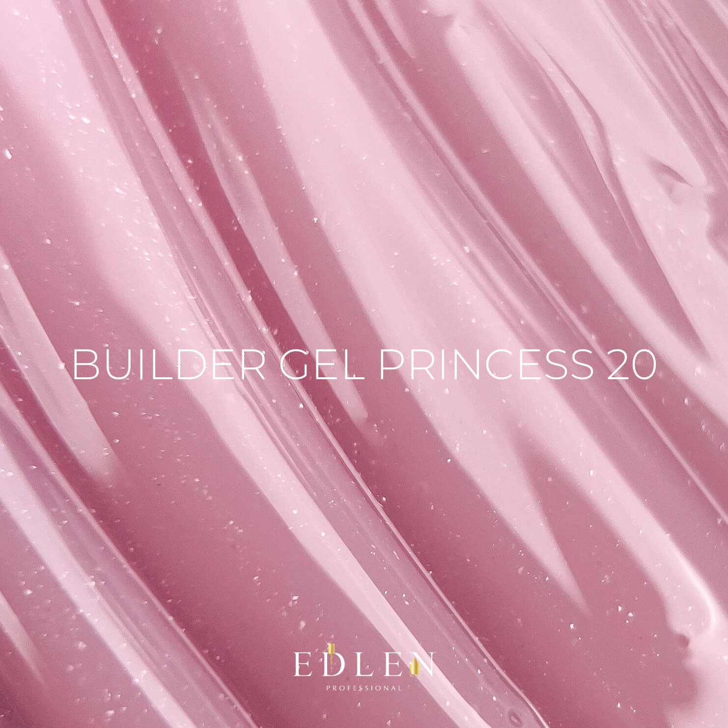 Камуфлюючий гель EDLEN Builder Gel Princess 020, 15 мл