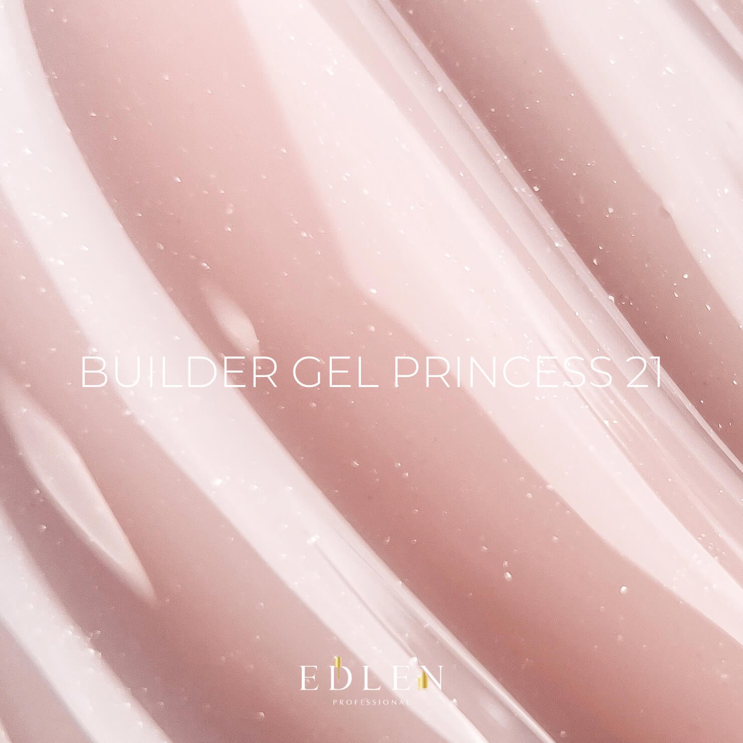 Камуфлюючий гель EDLEN Builder Gel Princess 021, 15 мл