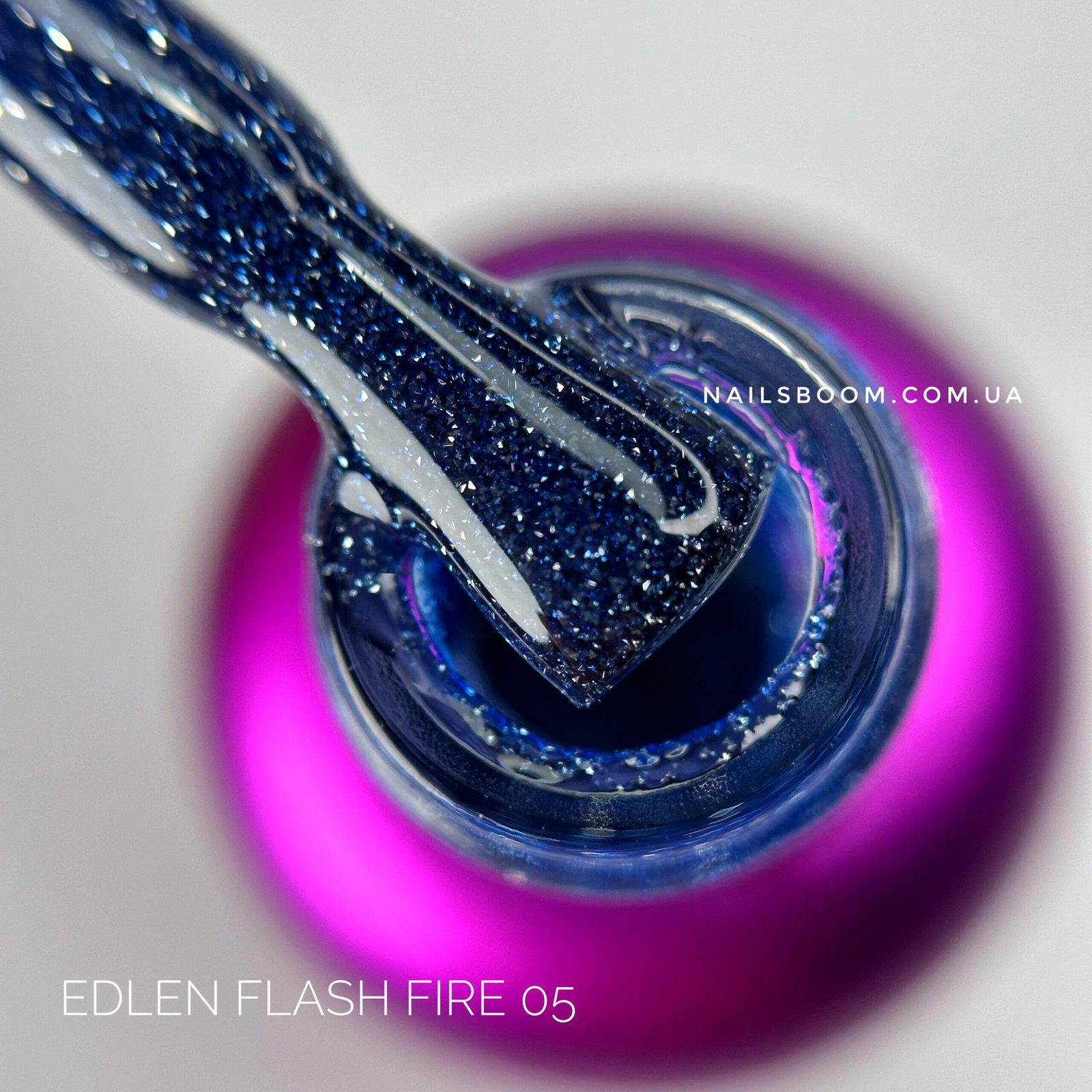 Світловідбиваючий гель-лак EDLEN Flash fire №05, 9 мл