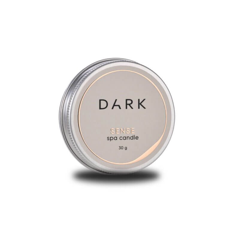 Парфумована масажна свічка DARK spa candle SENSE, 30 г