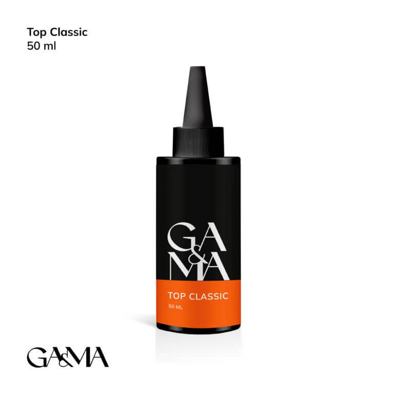 Топ без липкого шару (без УФ фільтру) GA&MA Classic top, 50 мл