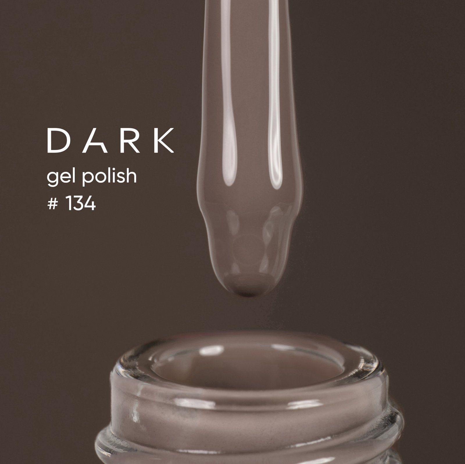 Гель-лак DARK gel polish (New Collection) 134, 10 мл