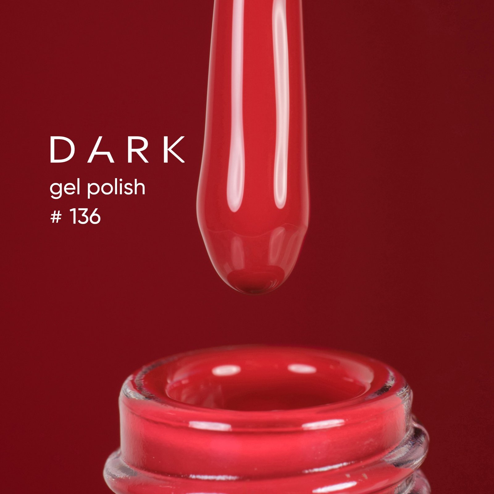 Гель-лак DARK gel polish (New Collection) 136, 6 мл