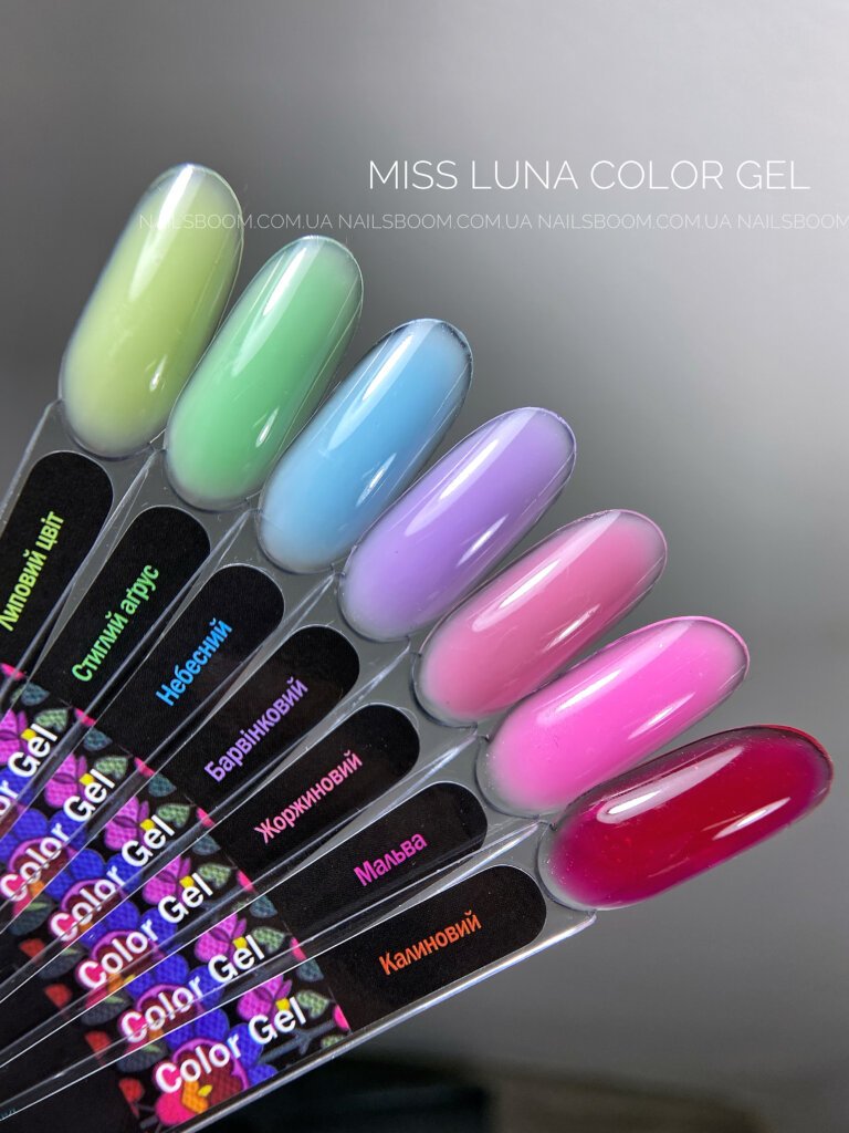 Кольоровий гель Miss Luna Color Gel Мальва, 15 мл