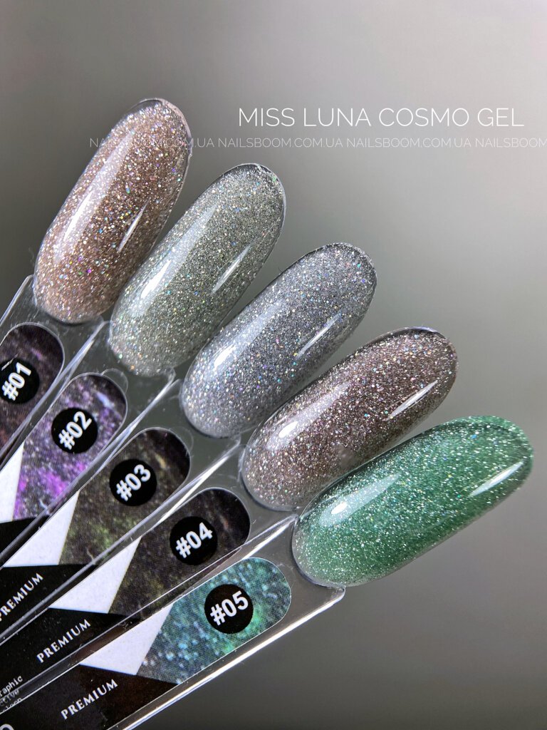 Світловідбиваючий гель Miss Luna Cosmo gel 01, 15 мл