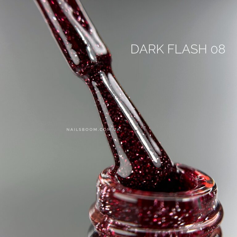 Світловідбиваючий гель-лак DARK Flash 08, 10 мл
