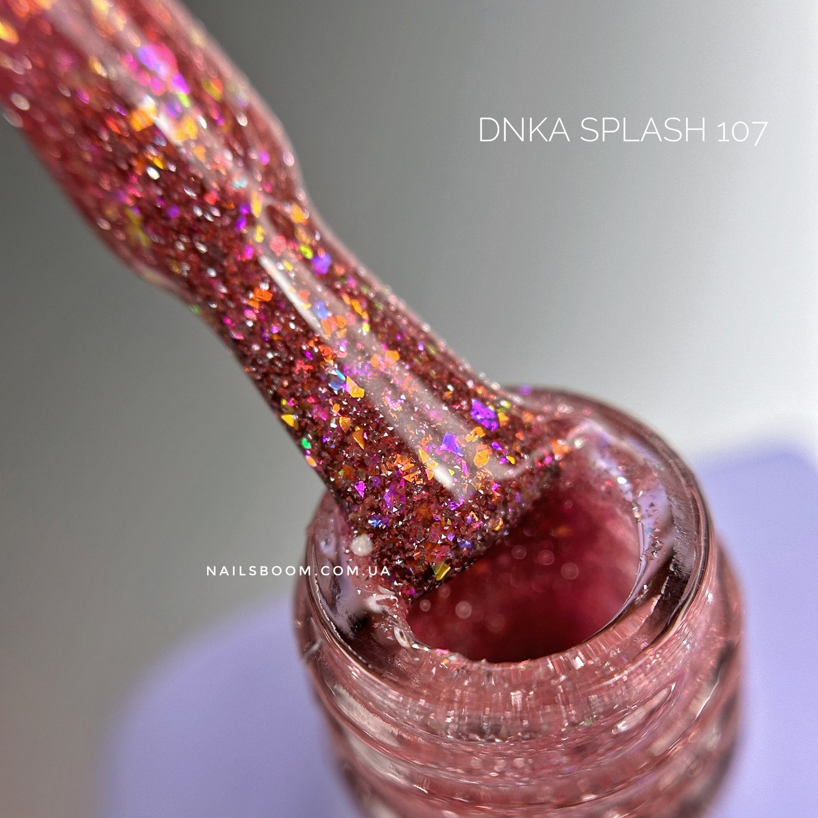 Світловідбиваючий гель-лак DNKa’ Gel Polish Color Spalah №0107, 7 мл