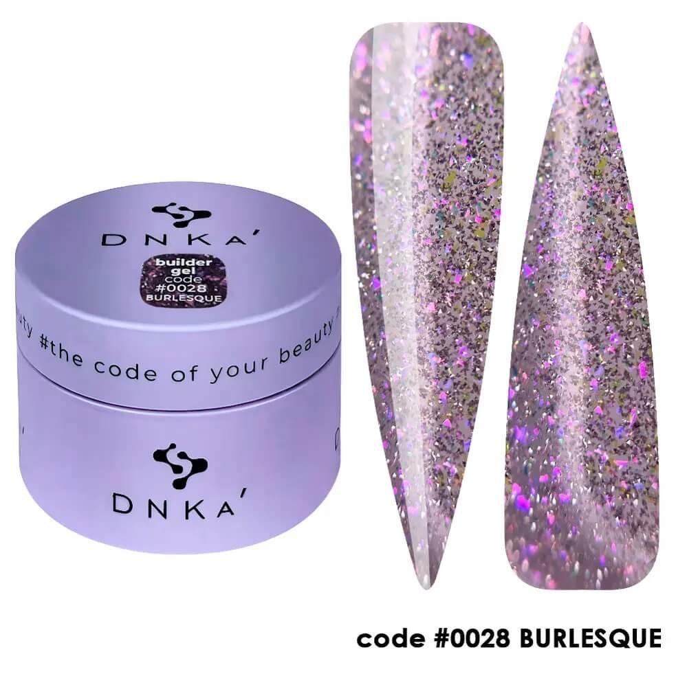 Камуфлюючий гель DNKa' Builder gel 0028 Burlesqoe,  30 мл