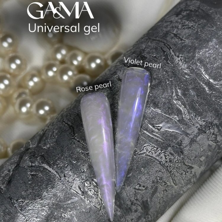 20241121_091623 Рідкий гель GA&MA Universal Gel Rose Pearl limited, 15 мл