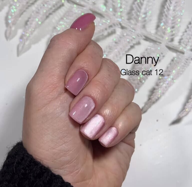 Гель-лак котяче око Danny Glass cat eye 12, 8 мл