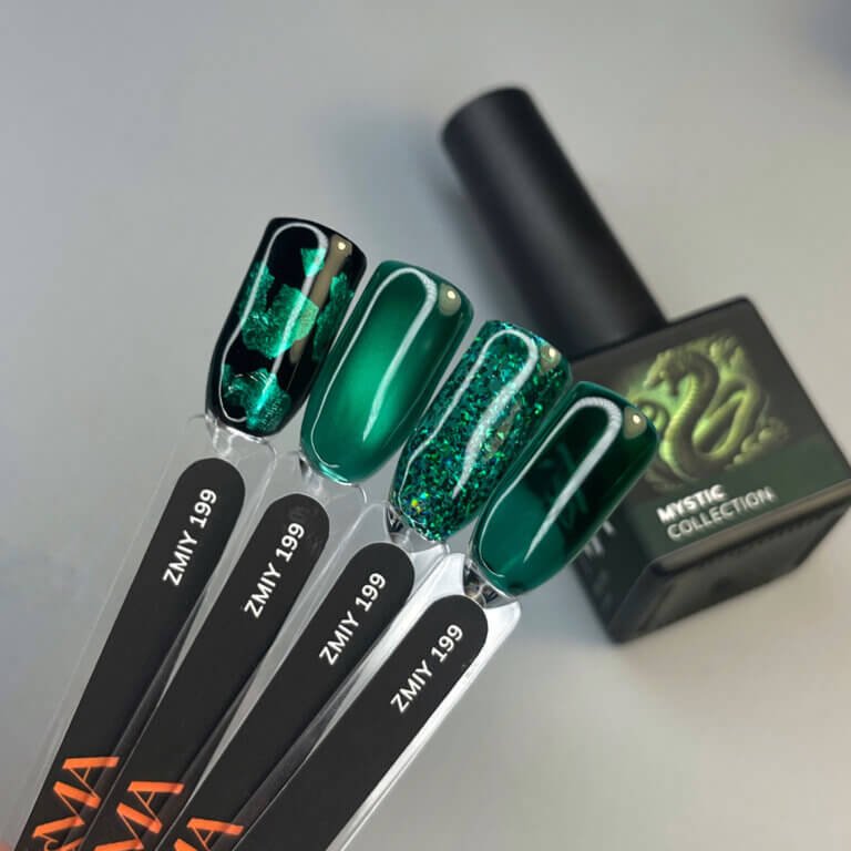 Гель-лак вітражний GA&MA Mystic collection 199 Zmiy, 10 мл