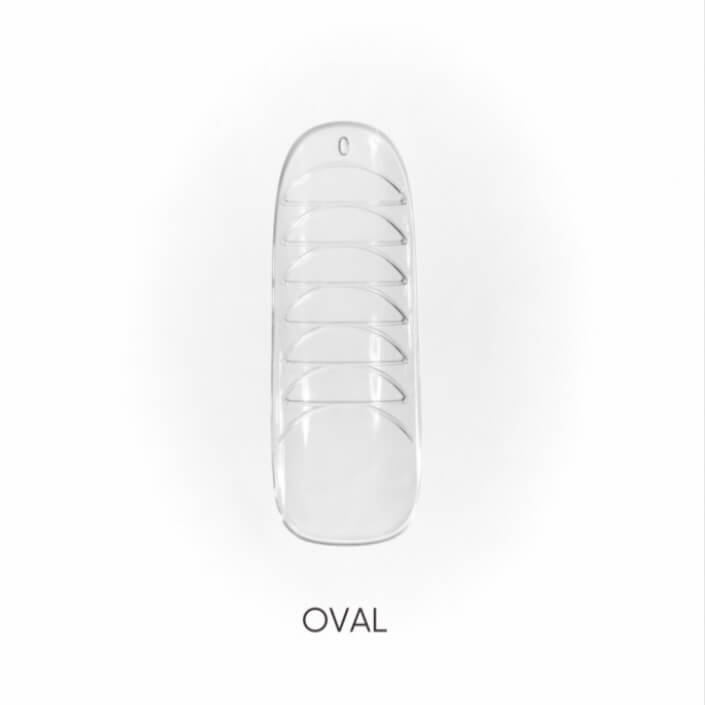 Верхні форми DARK Oval, 120 шт