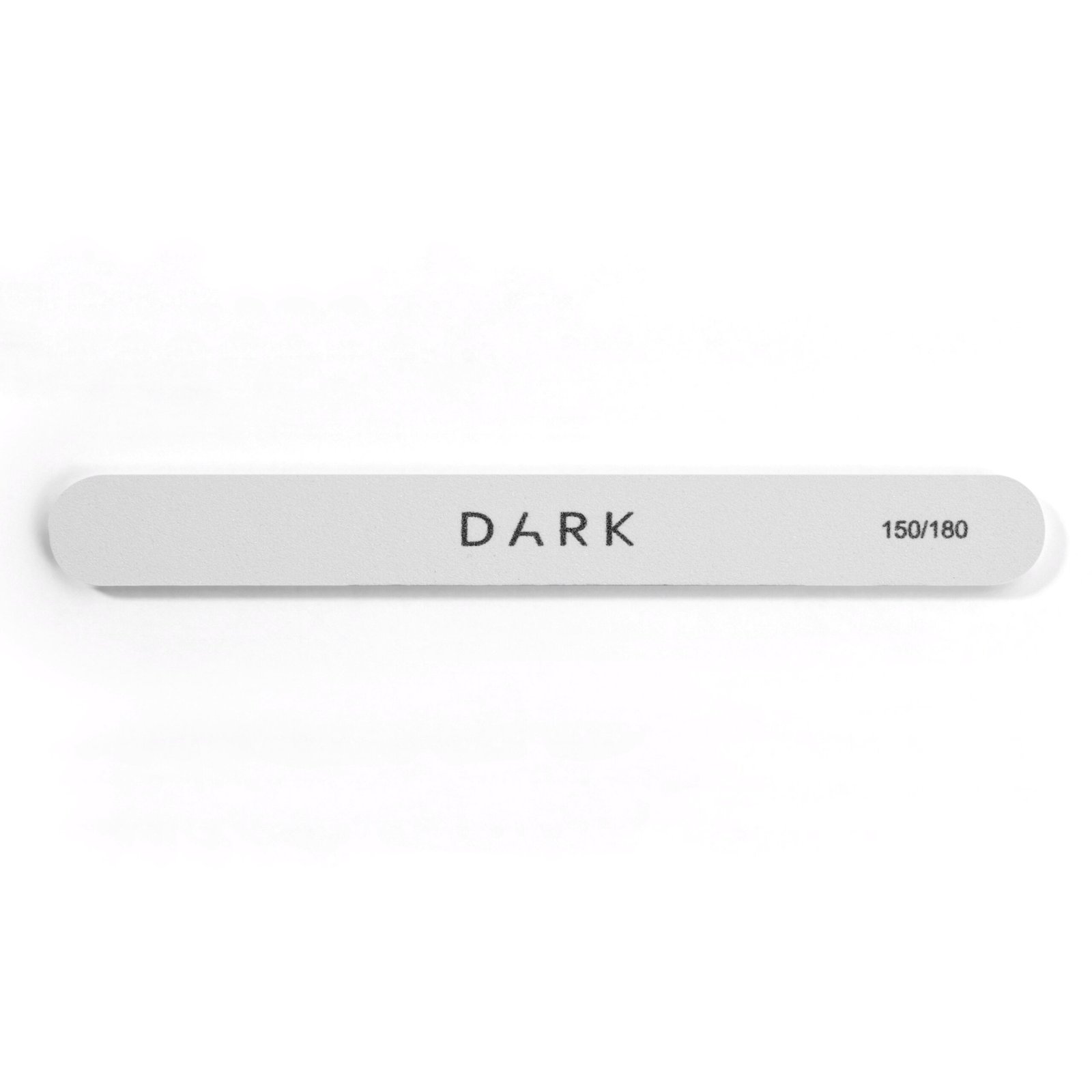 Набір одноразових пилок DARK овал на піні сірий 150/180 гріт, 25 шт
