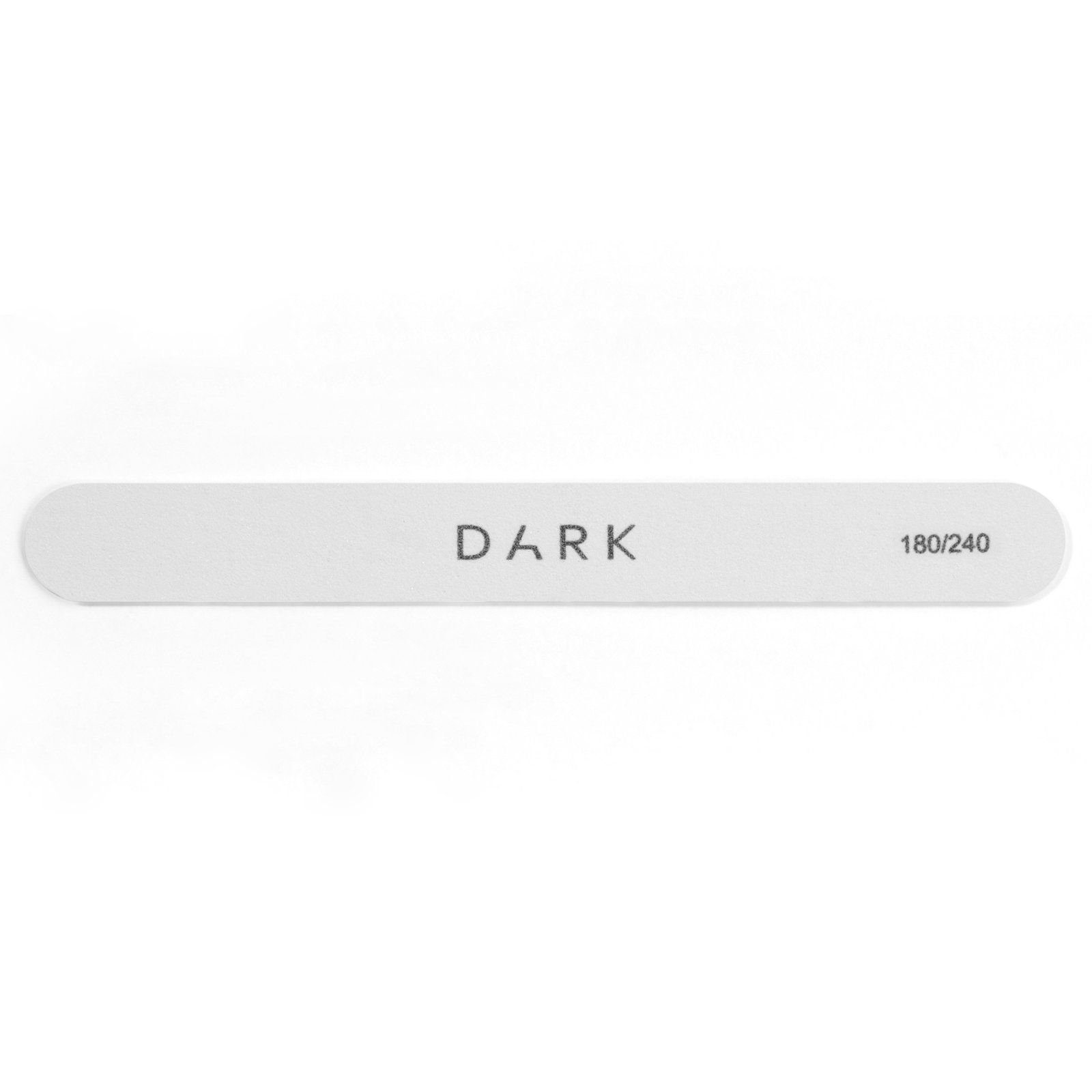 Набір одноразових пилок DARK овал 180/240 гріт, 10 шт