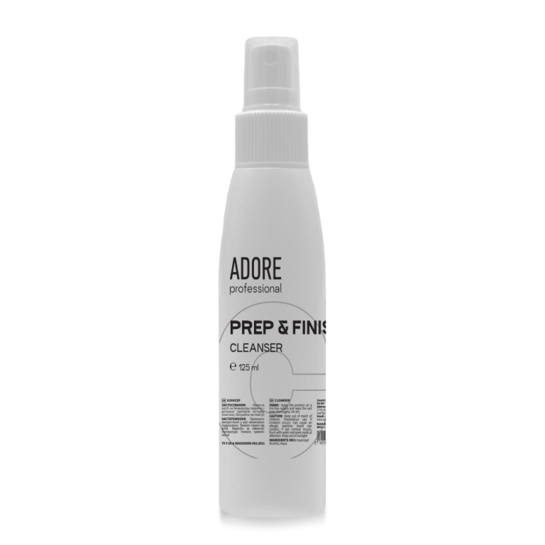 Знежирювач ADORE PROFESSIONAL Prep&Finish, 125 мл