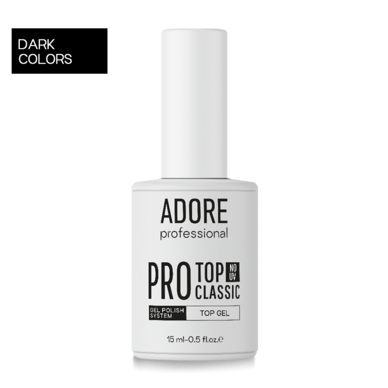 Топ без липкого шару (без УФ фільтрів) ADORE PROFESSIONAL PRO Classic Top, 15 мл