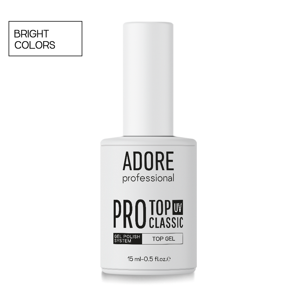 Топ без липкого шару (з УФ фільтром) ADORE PROFESSIONAL PRO Classic Top UV, 15 мл