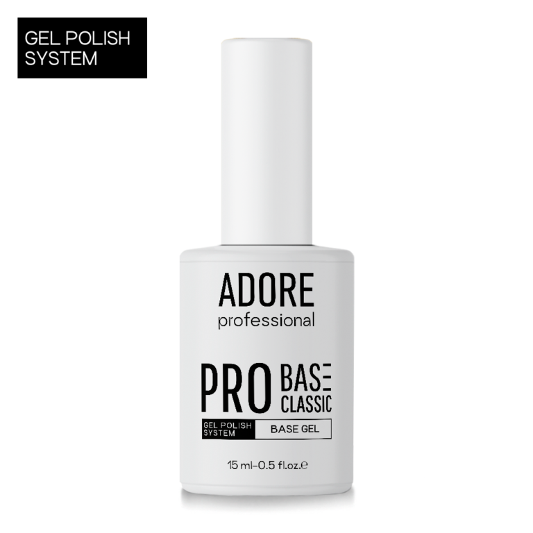 PRO base classic_15ml_front Базове покриття ADORE PROFESSIONAL PRO Base Classic, 15 мл