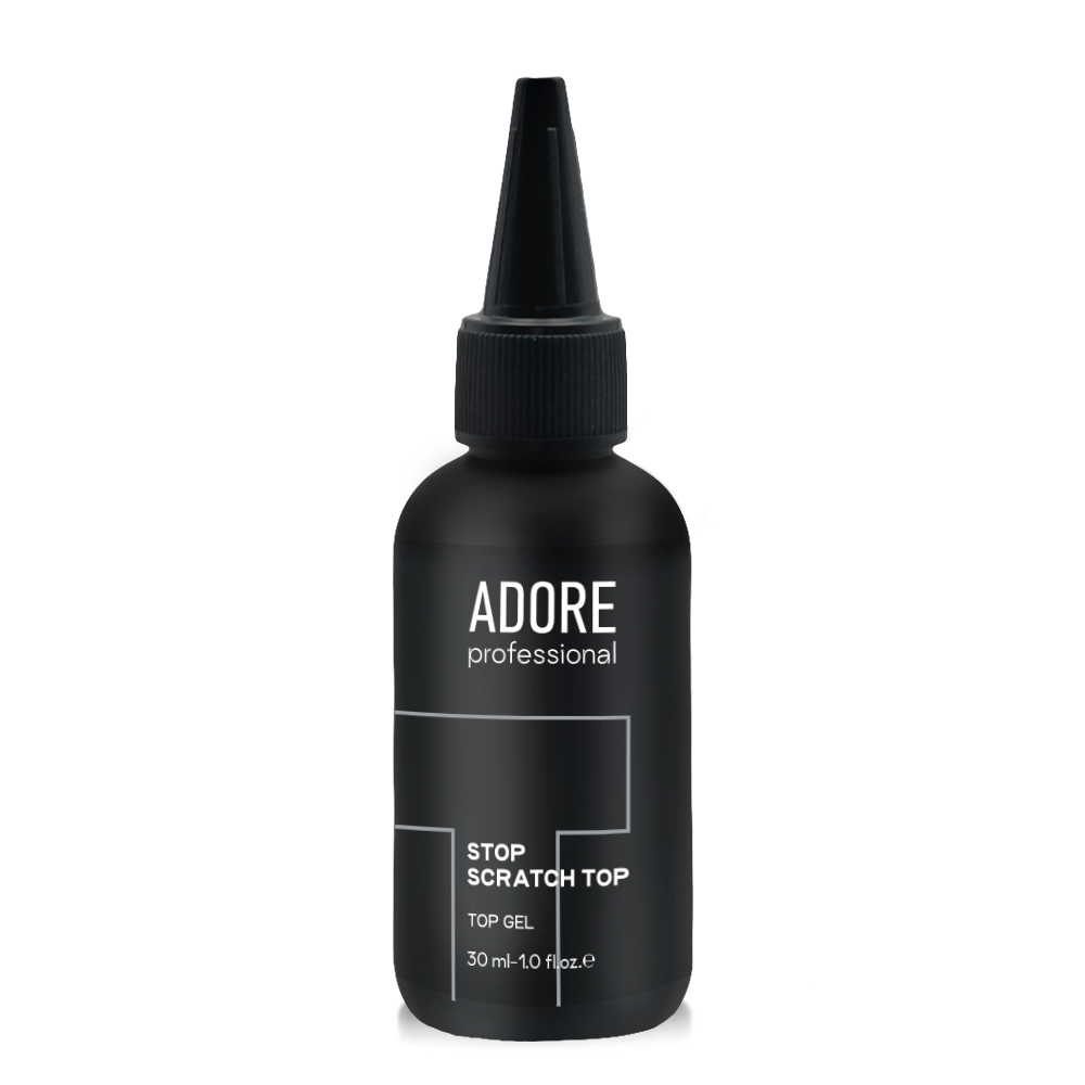Топ без липкого шару (має помірний УФ фільтр) ADORE PROFESSIONAL Stop Scratch Top, 30 мл