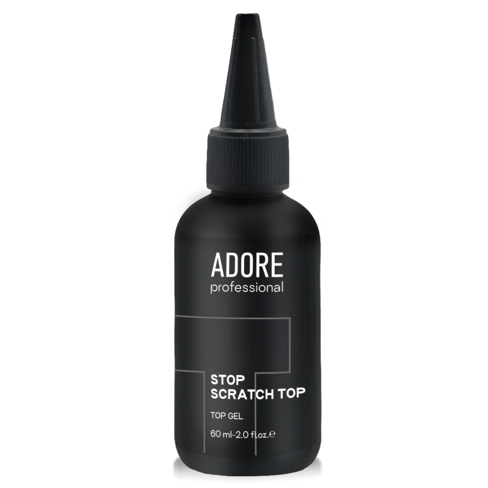Топ без липкого шару (має помірний УФ фільтр) ADORE PROFESSIONAL Stop Scratch Top, 60 мл
