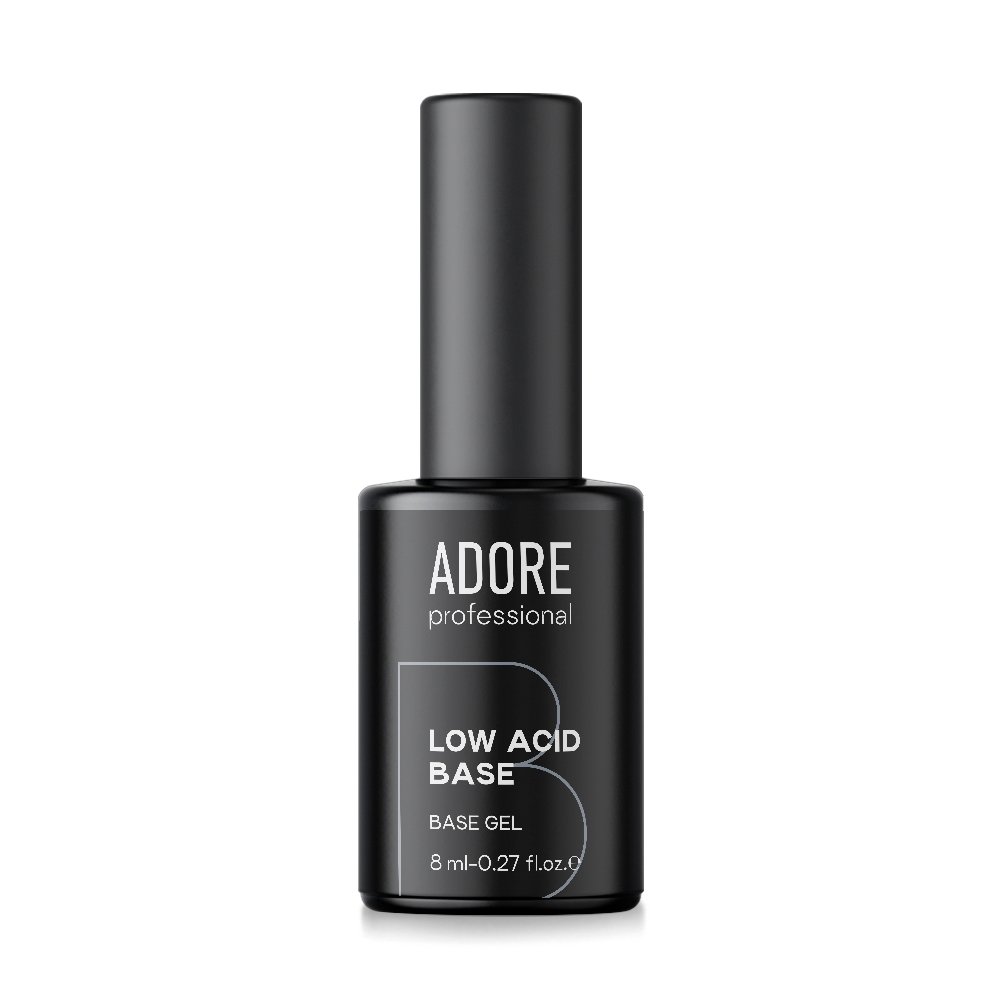 low acid base_8ml_front Світловідбиваючий гель-лак котяче око ADORE PROFESSIONAL Crystal Flash C-01, 8 мл