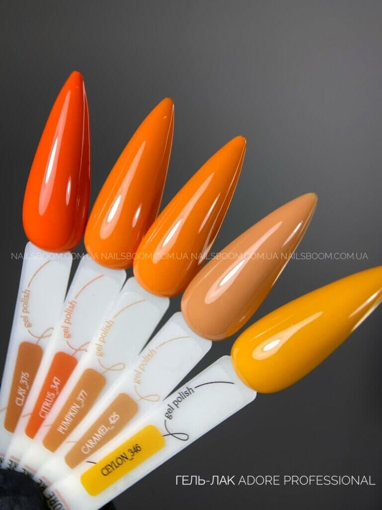 Гель-лак ADORE PROFESSIONAL 377 pumpkin, 8 мл