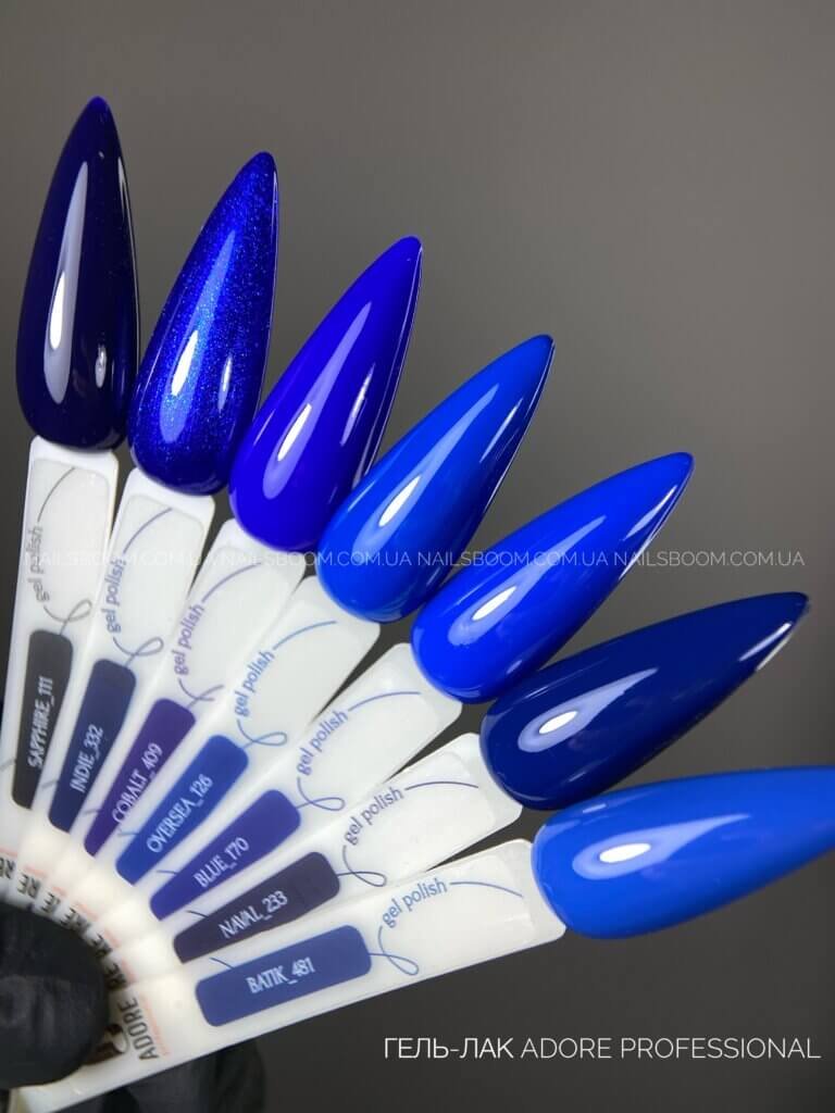 Гель-лак ADORE PROFESSIONAL 170 blue , 8 мл