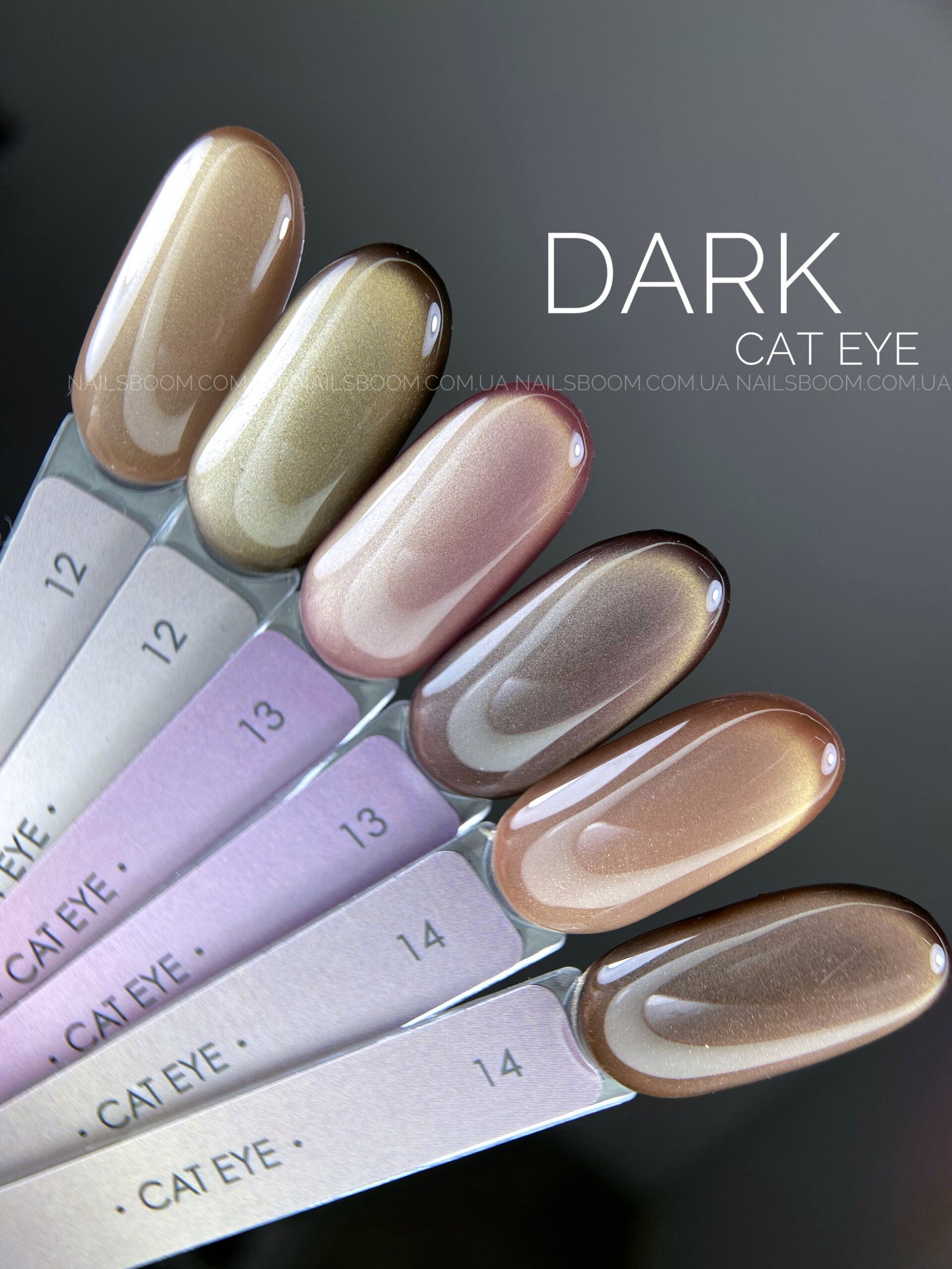 Гель-лак котяче око Dark Cat Eye 13, 6 мл