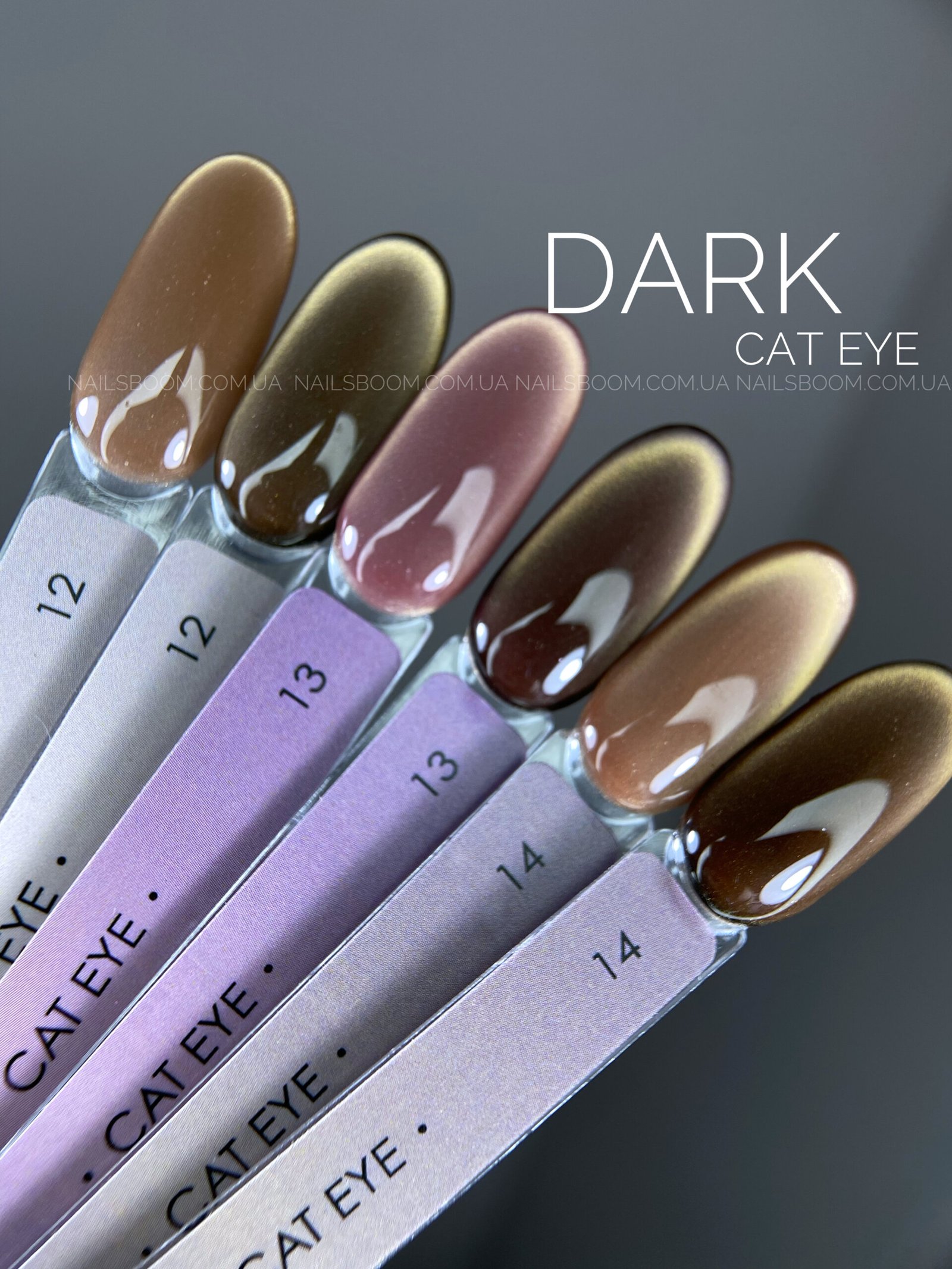Гель-лак котяче око Dark Cat Eye 13, 6 мл