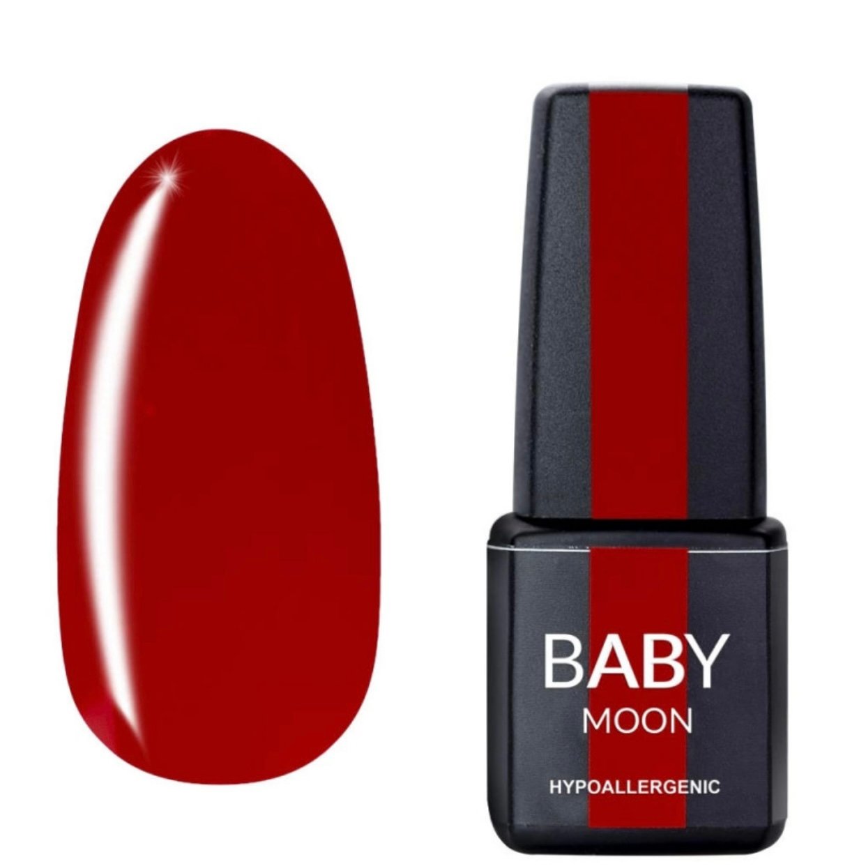 Гель-лак Baby Moon RED CHIC 014, 6 мл