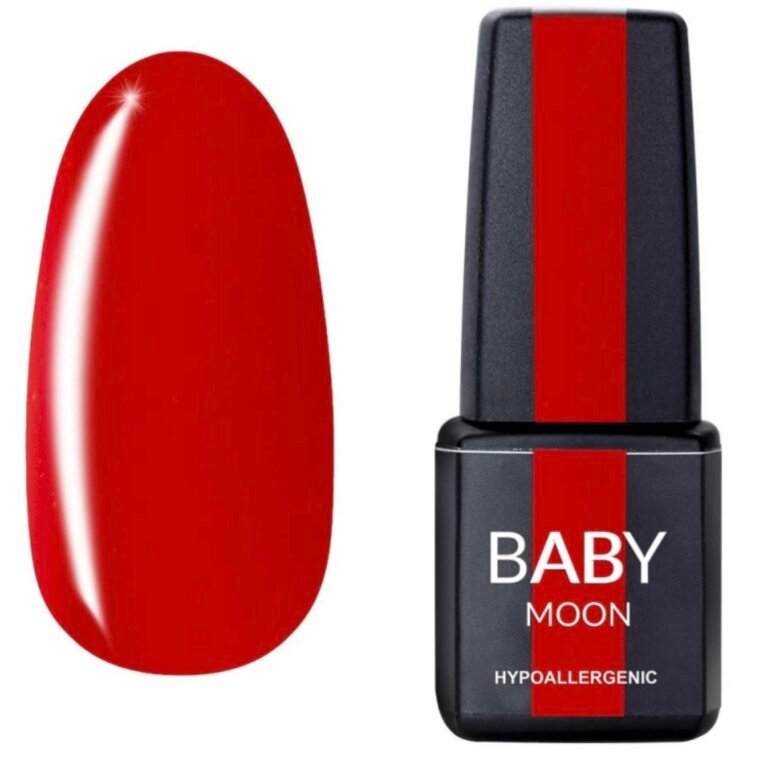Гель-лак Baby Moon RED CHIC 018, 6 мл