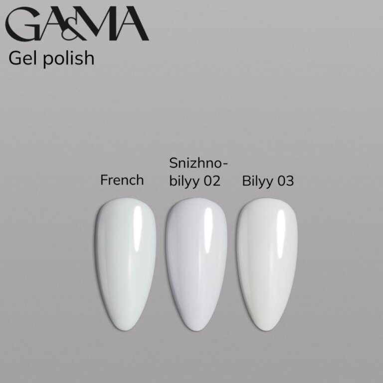 IMG_0319 Гель-лак GA&MA Basic collection Френч, 10 мл