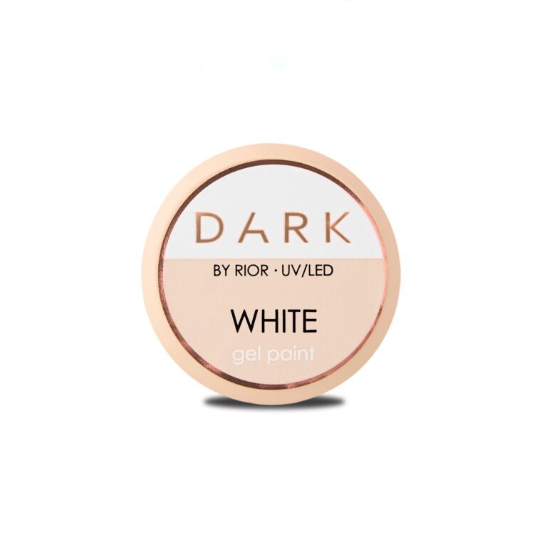 Гель-фарба біла DARK White paint, 4 мл