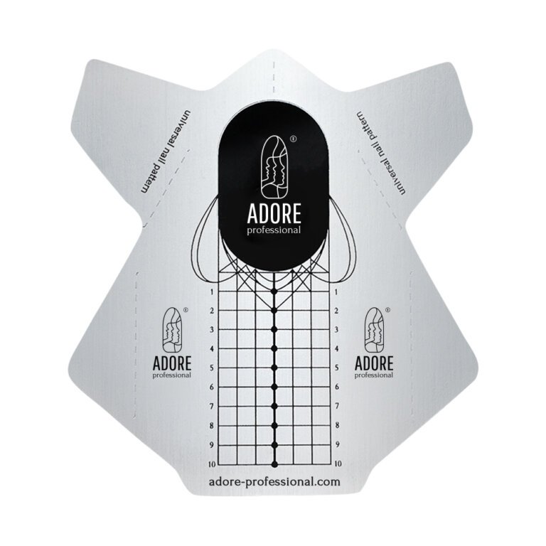 Форми для нарощення нігтів ADORE PROFESSIONAL PRO Metallized, 300 шт