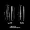 Верхні форми ADORE PROFESSIONAL PRO nail Forms Almond High arc, 120 шт