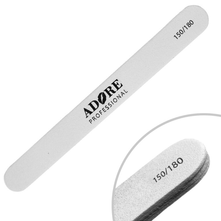 nail file 150_180_пряма Пилка ADORE PROFESSIONAL 150/180 пряма