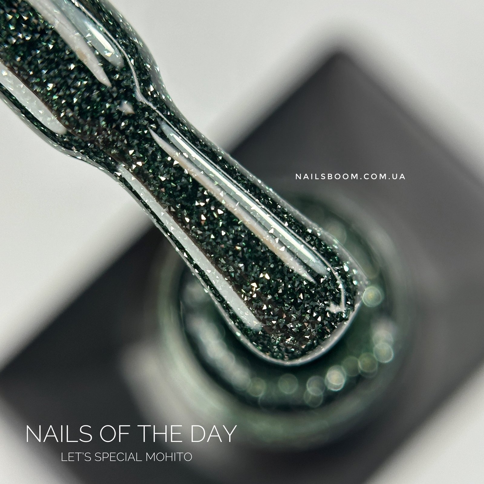 Світловідбиваючий гель-лак NAILS OF THE NIGHT Mohito, 10 мл