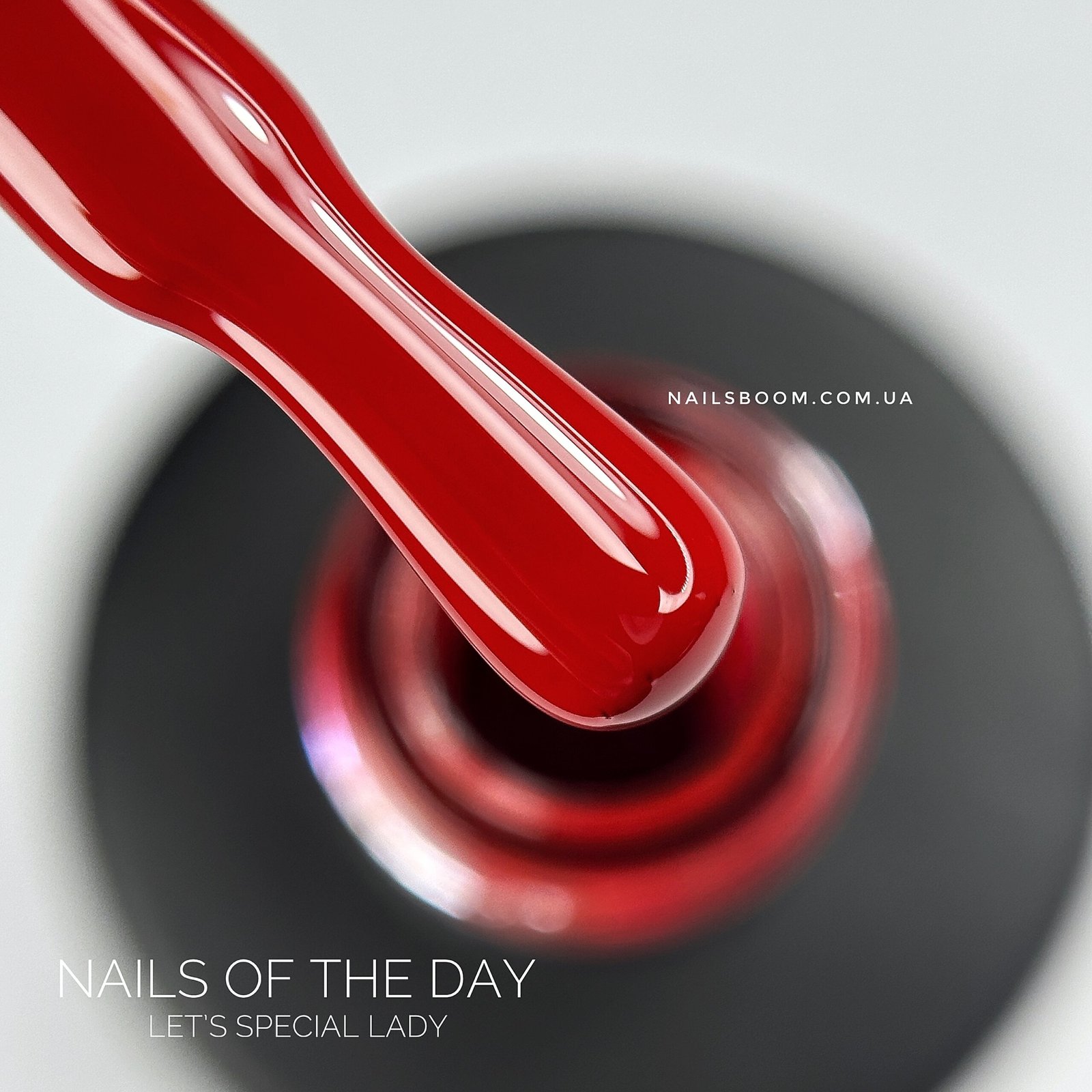 Гель-лак NAILS OF THE DAY Let`s special Lady 137, 10 мл (насичено-червоний)