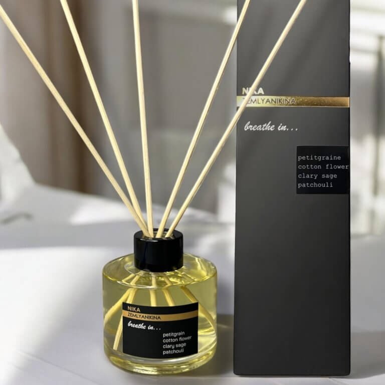 Аромадифузор Petitgrain/Cotton Flower/Clary Sage/Patchouli, 130 мл