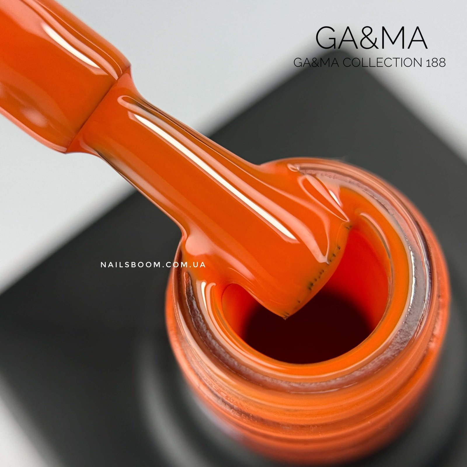 Гель-лак GA&MA collection 188 Смілива, 10 мл
