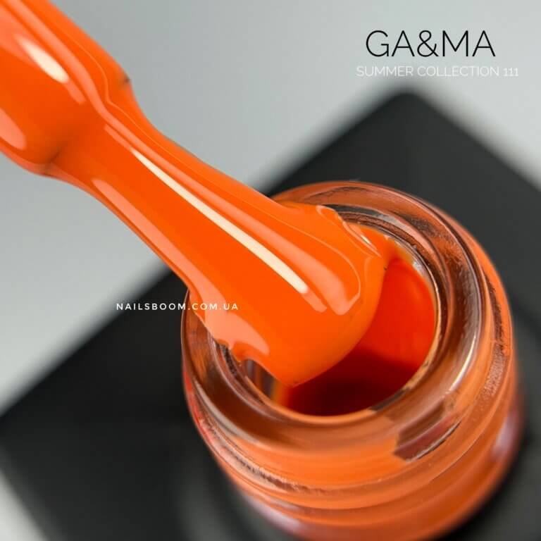 Гель-лак GA&MA Summer collection 111 Цитрус, 10 мл