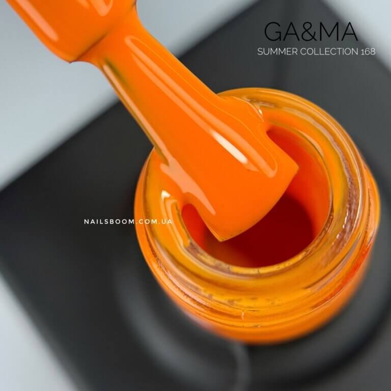 Гель-лак GA&MA Summer collection 168 Папайя, 10 мл