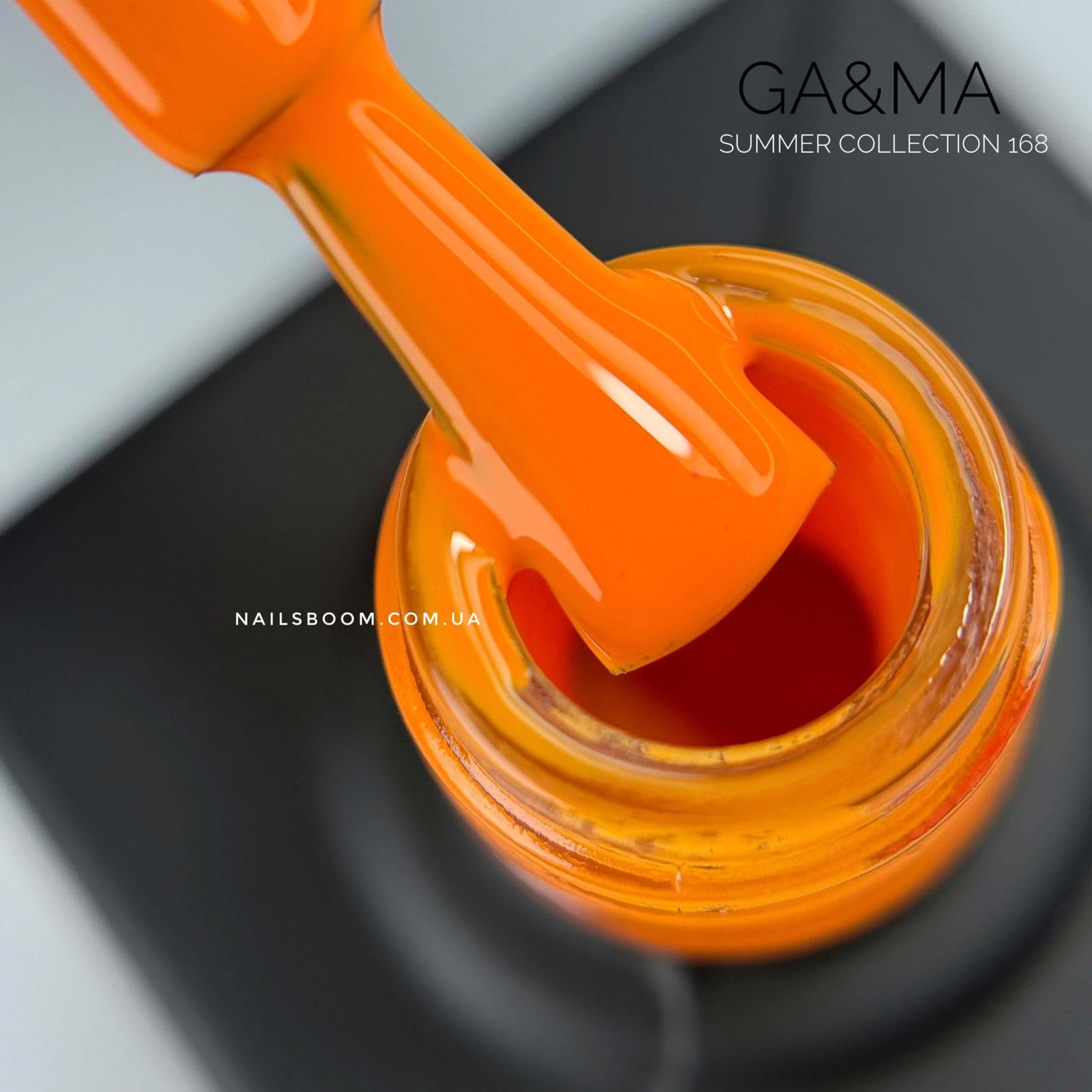 Гель-лак GA&MA Summer collection 168 Папайя, 10 мл