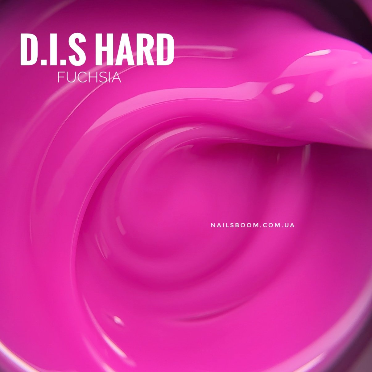 Камуфлюючий гель D.I.S nails Hard Fuchsia, 28 мл