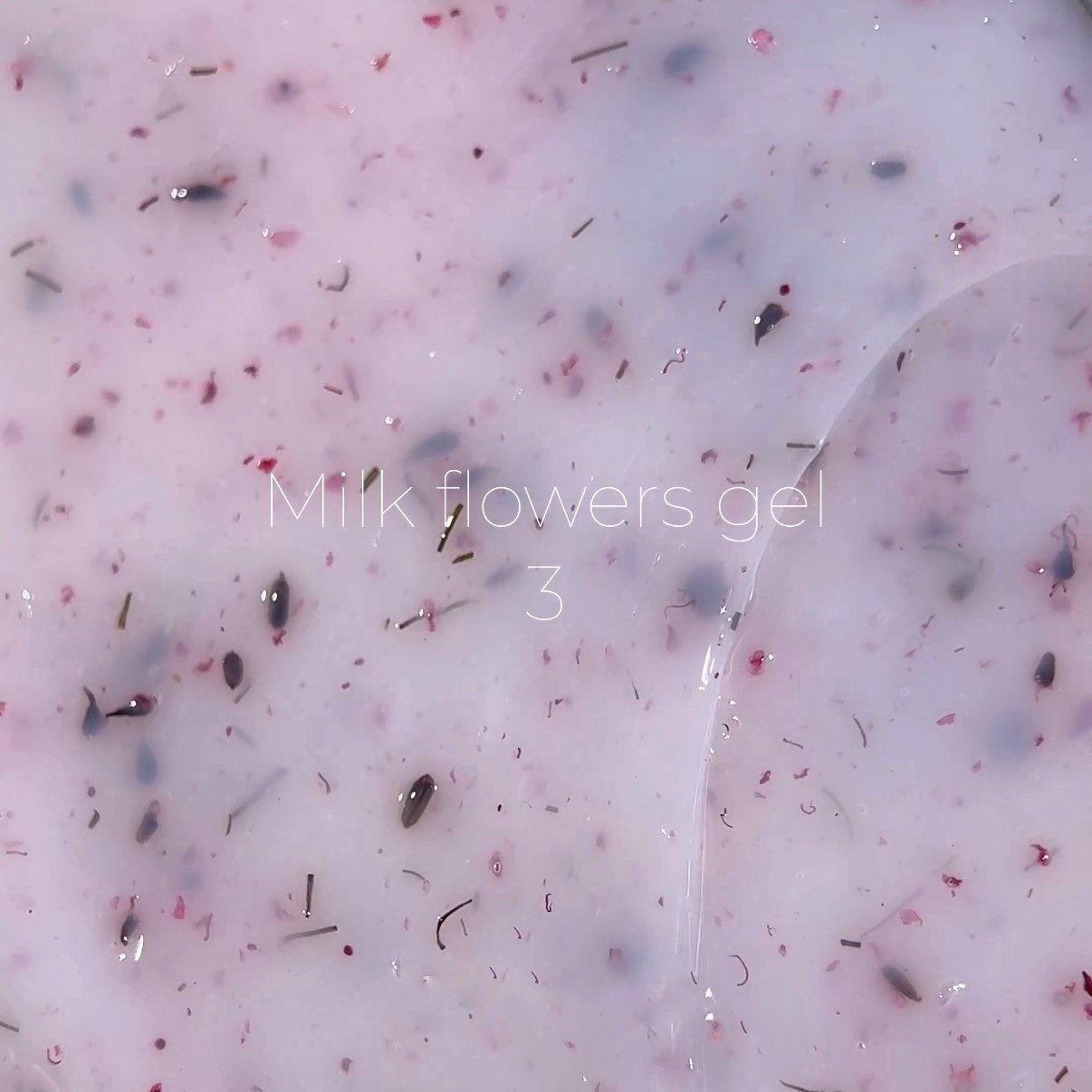 Молочний гель з сухоцвітами Miss Luna Milk Flower Gel 03, 30 мл