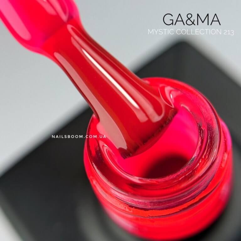 Вітражний гель-лак GA&MA Mystic collection 213 Flamingo, 10 мл