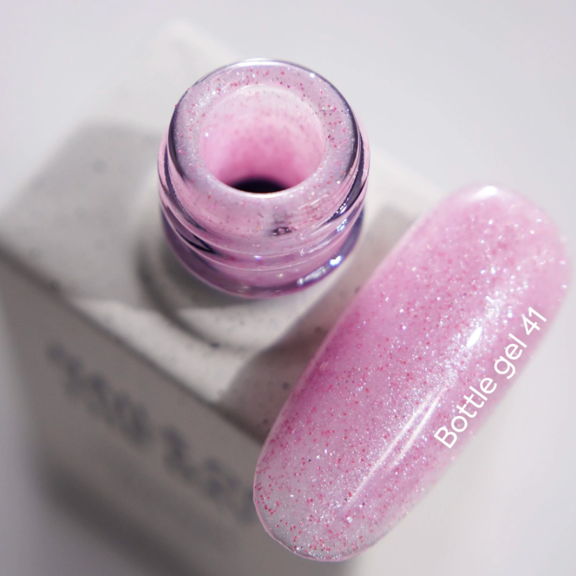 Рідкий гель NAILS OF THE DAY Bottle gel 41, 10 мл (світловідбиваючий гель)
